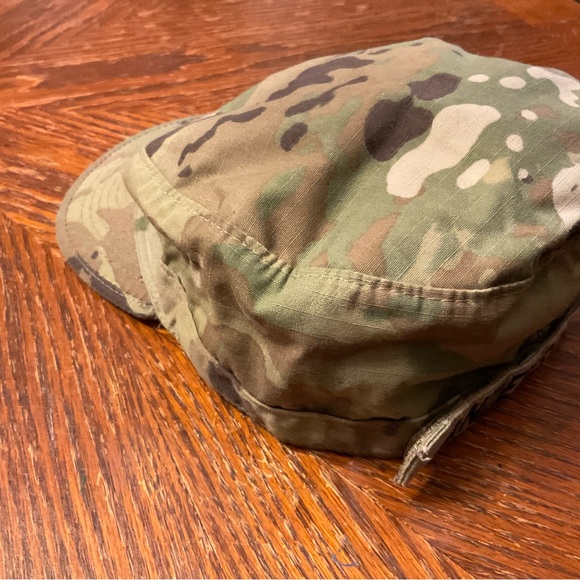 Bernard Cap Company Army Captain Patrol Camouflage Adjustable Velcro Strap Cap! - Picture 6 of 16